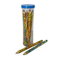 Fournisseur d'usine OEM EN71 Crayons de couleur magiques non toxiques, ensemble de crayons multicolores arc-en-ciel pour le dessin, personnalisés pour les marques