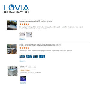 Proveedor de Spas Acrílicos para Exteriores, Jacuzzi Exterior para 6 Personas con Tumbona para Distribuidores, Resorts y Uso Residencial - Product Image 6