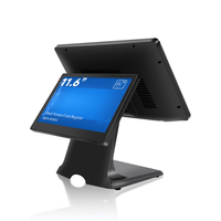 Terminal de commande tablette en forme de L L156 Android 13/Win10, vertical/horizontal, pour recettes électroniques, Google GMS, garantie 3 ans