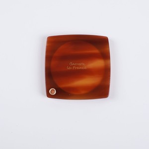 <span class=keywords><strong>Miroir</strong></span> de maquillage portable personnalisé en acétate, mignon, carré, pour retouches, style européen et américain pour femmes - Product Image 6