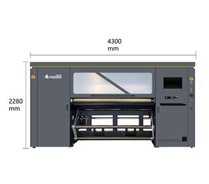 Imprimante à sublimation FD51930E 1900 mm 30 têtes I3200-A1 avec sécheur à air chaud externe - Product Image 2
