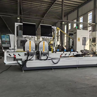 Découpeuses plasma automatiques à double tête CNC pour la fabrication de profilés en aluminium avec composant moteur clé