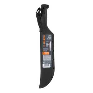 Machete Truper T-460-12XB Rambo de 12' con mango negro y funda - Product Image 1