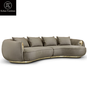 Boca Luxury Home Furniture, designs de meubles de salon européens, <span class=keywords><strong>canapé</strong></span> en tissu <span class=keywords><strong>nubuck</strong></span> 1, <span class=keywords><strong>2</strong></span>, 3 <span class=keywords><strong>places</strong></span> en forme de C, ensemble de meubles de salon - Product Image 1