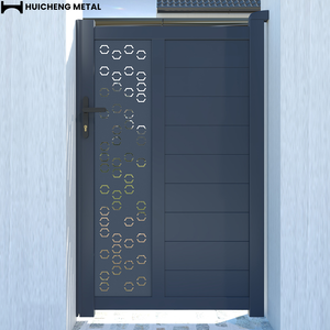 Portail Européen en Alliage d'Aluminium Découpé au Laser CNC, Imperméable et Anti-Pourriture, Couleur RAL Personnalisée, pour Clôture de <span class=keywords><strong>Jardin</strong></span> - Product Image 2
