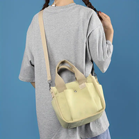 Sac fourre-tout pliable personnalisé en non-tissé avec fermeture éclair, motif dessin animé, taille moyenne, réutilisable, sacs à main portables
