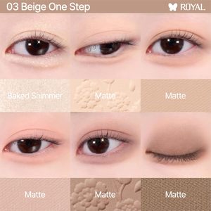 Clio Muse Master Eyeshadow Palette 6 Color Neutral Beige Matte Satin High Pigment Eye Shadow For Light Skin Tone - Product Image 6