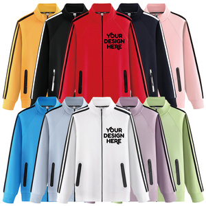Monos deportivos al aire libre personalizados de alta calidad 2024, <span class=keywords><strong>abrigo</strong></span>, ropa, bolsillos con cremallera, ropa de grupo, chaquetas Unisex para hombres y mujeres - Product Image 1