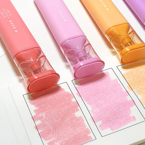 Stylo surligneur Starlight à paillettes, pointe inclinée, taille normale, pour journalisation - Product Image 3