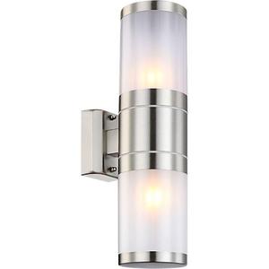 Lámpara de Jardín <span class=keywords><strong>KANGHUI</strong></span> Moderna de Acero Inoxidable con Difusor de Policarbonato, Luz Cálida E27, Bombillas de Neón para Exteriores, Certificación CE GS, Luz Ascendente y Descendente - Product Image 2