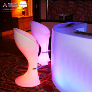 Tabouret de bar lumineux, nouveau design, tabouret de bar Alies, chaise de salon LED, tabouret de bar (Bs100) - Product Image 5