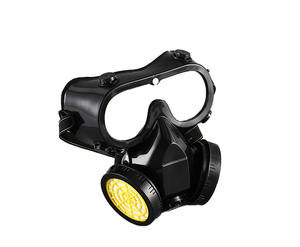 <span class=keywords><strong>Large</strong></span> Field Vision Gummis chutz masken Staub maske zum Schleifen Sprüh lackieren Gasmaske für den Bau-High Respirator - Product Image 2