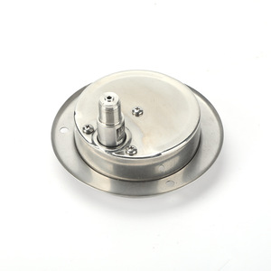 Manomètre axial en acier inoxydable Longqi Automation YN100BFZT, résistant aux chocs, pour utilisation avec air, huile, eau, hydraulique - Product Image 2