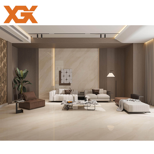 กระเบื้องปูพื้นพอร์ซเลน <span class=keywords><strong>XGX</strong></span> รุ่นโมเดิร์น สีเหลืองอุ่น ลายหินเผา ทนทานต่อการสึกหรอ ทนกรด พื้นผิวมันวาว ให้ลักษณะเหมือนผนังอิฐ - Product Image 5