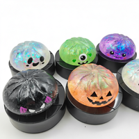 Jouet anti-stress créatif en plastique TPR souple à rebond lent, boîte mystère, motif fantôme d'Halloween Bao Dumpling Maltose, unisexe 14