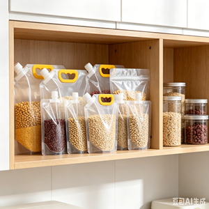 Ready Stock 10L Heavy Duty Clear Spout Bag For Pet Food Bulk Dry Feed <b>Kitchen</b> <b>Pantry</b> - Product Image 1