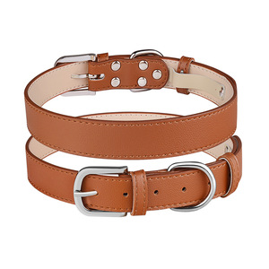 Deri PU ağır donanım köpek tasmaları yumuşak ve konfor Metal toka kalın kemer yaka - Product Image 5