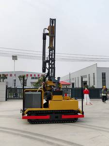 <span class=keywords><strong>Pile</strong></span> driver solaire automatique à double mode BeiDou/GPS, nivellement automatique, sur chenilles, hydraulique, haute efficacité pour terrains complexes - Product Image 2
