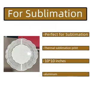 Sublimation <b>Wind</b> <b>Spinner</b> 8 Inch Blank Double Side <b>Garden</b> <b>Spinners</b> Aluminum Metal 10 Inch Sublimation <b>Wind</b> <b>Spinner</b> Blanks - Product Image 2