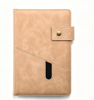 Libreta de Cuero PU A5 con Logotipo Personalizado, Cierre de Broche Metálico, 100 Páginas Rayadas, Agenda de Oficina, Regalo Empresarial