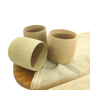 Taza de bambú orgánico Biodegradable, 100% Natural, para beber café, té, venta al por mayor - Product Image 4