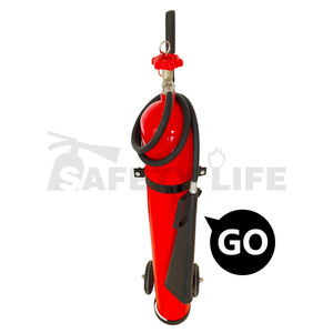 ถังดับเพลิงคาร์บอนไดออกไซด์แบบมีล้อ ขนาด 25 กก. 50 กก. 100 กก. - Product Image 5