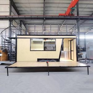 Restaurant mobile à deux étages coloré personnalisé Top Terrace City Series Food Truck Trailer Snack Tour Bus Hotdogs Bonbons Chips - Product Image 2