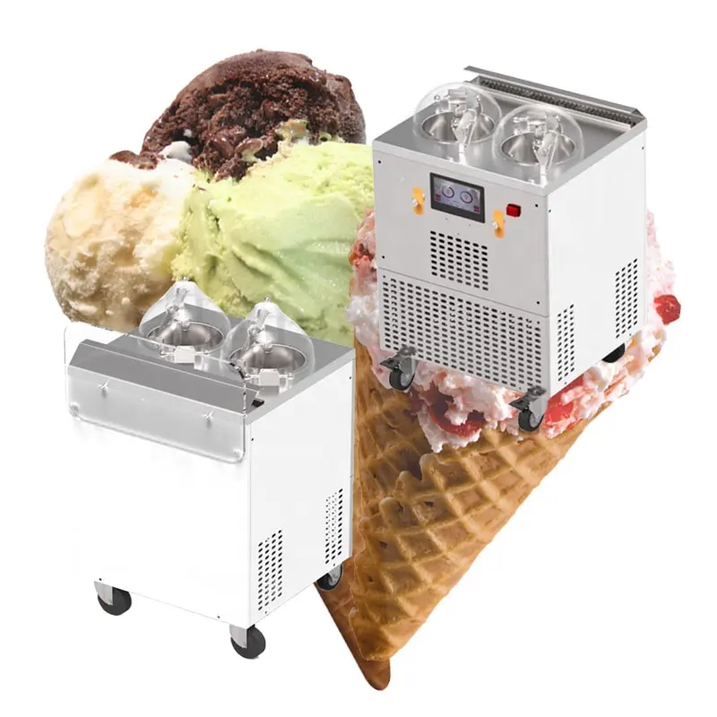 Machine à crème glacée dure intelligente multifonctionnelle Smoothie Sorbet Italian Gelato