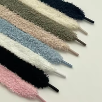 Vente chaude 22mm Extra Large Af Chenilles Épais Fuzzy Lacets Plat Graisse Sb Dunks Bas Toile Baskets Moelleux Lacets