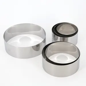 Cooking Rings Stainless Steel Round Cake Ring Mold Set Cake Decoration Tools Cupcake Mousse Pastry Baking Mould Tools