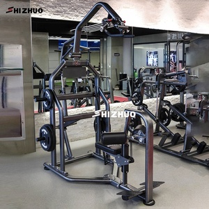 Shizhuo Plaque d'équipement de gymnastique commerciale en acier puissant Chargé Iso Latéral Large Lat Pull Down Machine - Product Image 2