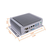 PC Industrial Robusto de Alto Rendimiento I5 11va Gen. Sin Ventilador, Doble LAN 2.5G, Voltaje Amplio 9-36V, WiFi6, SIM 5G, Computación Edge, 32GB en Stock