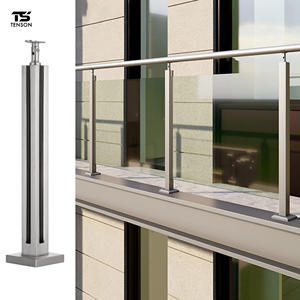 Balustrades d'<span class=keywords><strong>escalier</strong></span> en verre transparent avec rampes en acier inoxydable pour <span class=keywords><strong>escalier</strong></span> en colimaçon intérieur, rampes d'<span class=keywords><strong>escalier</strong></span>, garde-corps de terrasse - Product Image 3