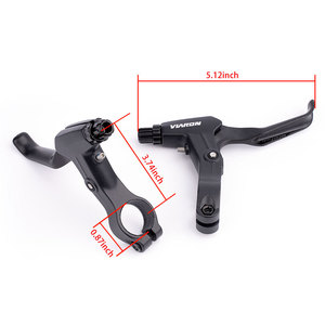 Kit de frenos V-Brake Viaron, palancas de freno ajustables de aleación de aluminio con pastillas de freno para bicicleta de montaña - Product Image 3