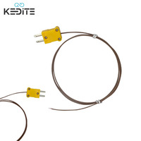 Sondas de termopar de alta precisión con cables de detección de termopar tipo K
