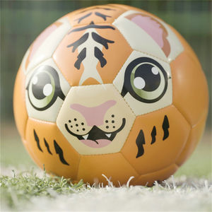 Ballon de <span class=keywords><strong>football</strong></span> pour enfants de haute qualité, cousu à la machine, motif animal, taille 3, écologique, vessie en caoutchouc, option de logo personnalisé - Product Image 4
