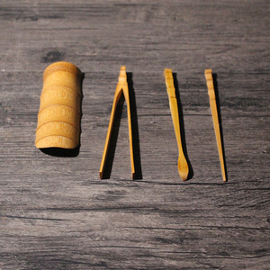 Bamboo <b>Tea</b> <b>Set</b> Four Piece <b>Tea</b> Ceremony Six Gentleman <b>Set</b> Traditional Chinese Style Eco Friendly Home Use Bag Shape - Product Image 2