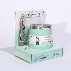 <span class=keywords><strong>Verres</strong></span> <span class=keywords><strong>à</strong></span> café, <span class=keywords><strong>bière</strong></span> et vin en acier inoxydable 304SS, sans pied, en forme d'œuf, 350 ml (12 oz), 100 couleurs, écologiques, impression personnalisée, OEM/ODM - Product Image 6