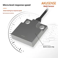 Sensor de Proximidad Magnético Cuadrado AKUSENSE MR-P12-S, Distancia de Detección de 12 mm, Detecta Polos S/N, Dos/Tres Cables, NPN Normalmente Abierto