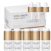 Ampoule éclaircissante liquide à la vitamine C stabilisée, anti-âge, blanchissante, pour la peau terne, réparation de l'éclat, hydratant léger pour le visage