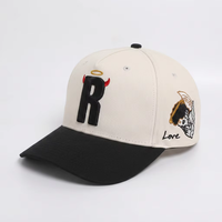 Casquettes de baseball personnalisées en gros, 5 panneaux, broderie 3D, casquettes snapback pour hommes avec logo personnalisé