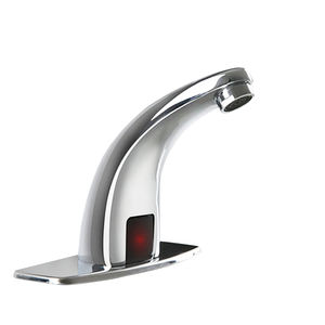 Robinet de lavabo à eau froide unique, entièrement automatique, avec capteur intelligent de jet d'eau, produit à trou unique pour salle de bain, vente en gros du fabricant - Product Image 1