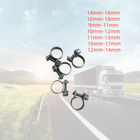 Pièces d'actionneur pneumatique de tuyau d'huile de qualité d'origine 6mm 8mm 12mm 14mm 18mm pince en acier inoxydable 304 pour voiture
