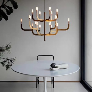 Lustre LED moderne minimaliste pour la maison, restaurant, café, bar, design à tête unique - Product Image 2