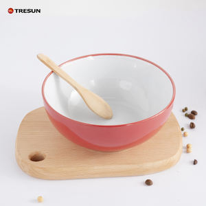 Juego de cuencos para sopa de gran venta, cocina nórdica de cerámica, ensaladera de cerámica de 7 pulgadas, cuenco grande para Pasta de cerámica para restaurante - Product Image 5