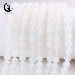 Zhe Ying 6/8/10mm Opal Synthesis Opalite <strong>Stone</strong> <strong>Beads</strong> Natural <strong>Stone</strong> Opalite <strong>Stone</strong> Loose <strong>Beads</strong> - Product Image 3
