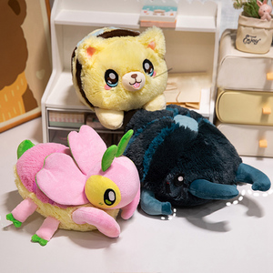 Lindo insecto gordito muñeco de peluche ciervo escarabajo <span class=keywords><strong>abeja</strong></span> orquídea Mantis juguete de peluche para regalo de cumpleaños de los niños - Product Image 1