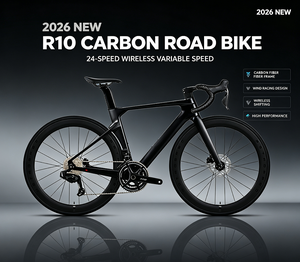 NUEVA Bicicleta de Carretera Twitter R10 2026 de Fibra de Carbono, 24 Velocidades, Inalámbrica, con Cambio de Velocidad Variable, Tipo Windbreaker - Product Image 1