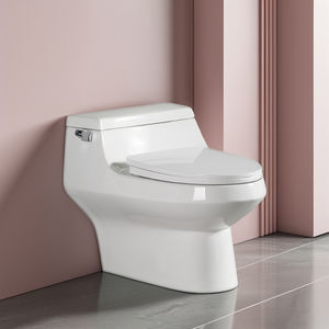 จีนหรูหราสุขภัณฑ์เซรามิกชั้นติดชิ้นเดียวห้องน้ำล้างคู่ห้องน้ำ - Product Image 1