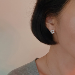 Pendientes de Perlas con Forma de Flor - Product Image 6